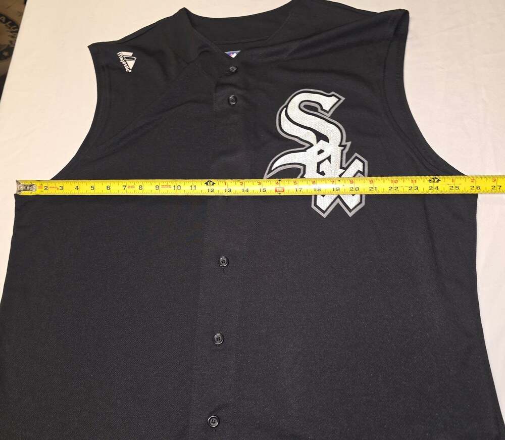 Majestic Chicago White Sox Cool Base Sleeveless Batting Practice Jersey XL - Picture 5 of 7